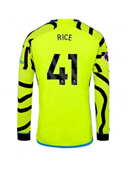 Arsenal Declan Rice #41 Gostujuci Dres 2023-24 Dugim Rukavima